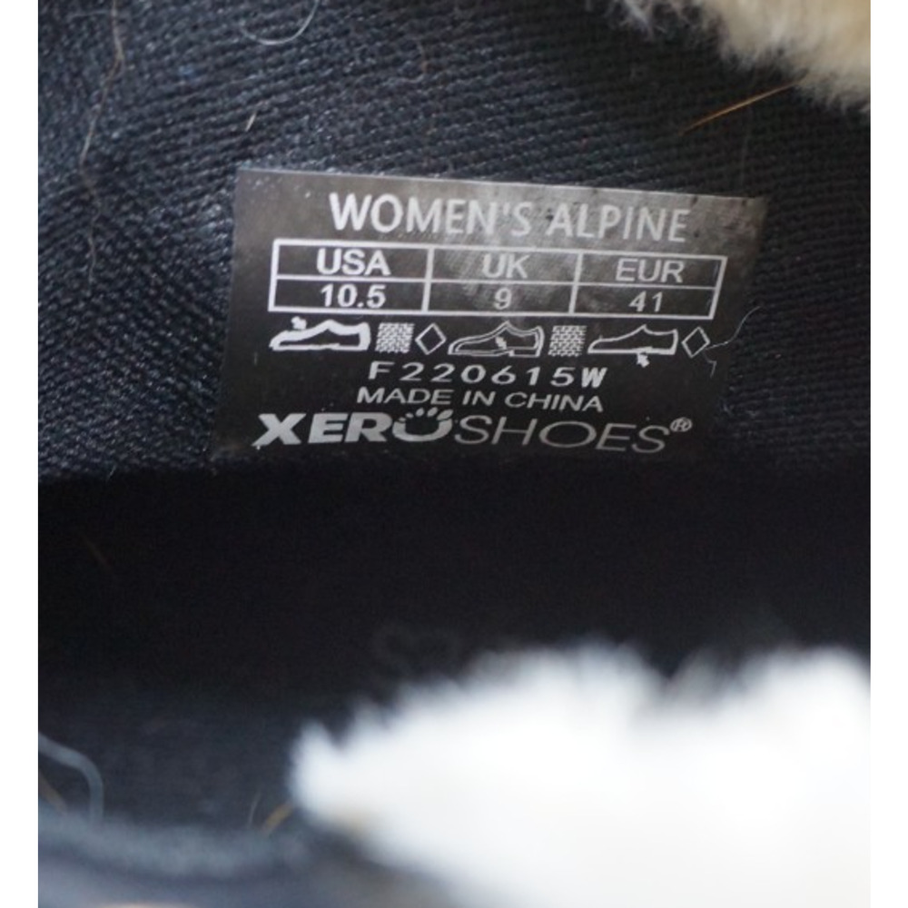 Xero Shoes Alpine Women's Waterproof Snow Boot Brown Faux Fur Lined Sz 10.5US - Picture 10 of 10